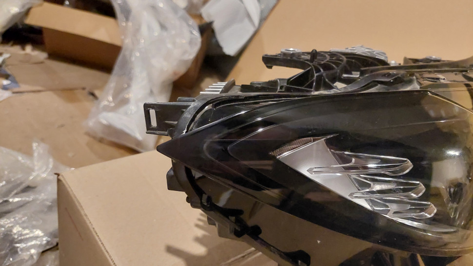 Фара BMW M4 M3 G22 G26 G80 G82 shadow line led БМВ 4 г22 лед Фара правая с блоками.