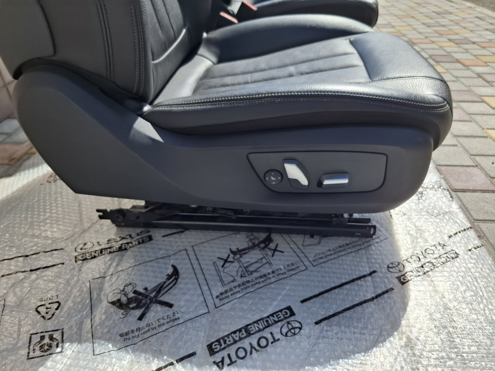 Сидение ВОДИТЕЛЯ BMW 7 G11 G12 2016-22 с airbag кожа черная сиденья БМВ 7 52107363143 52107363144