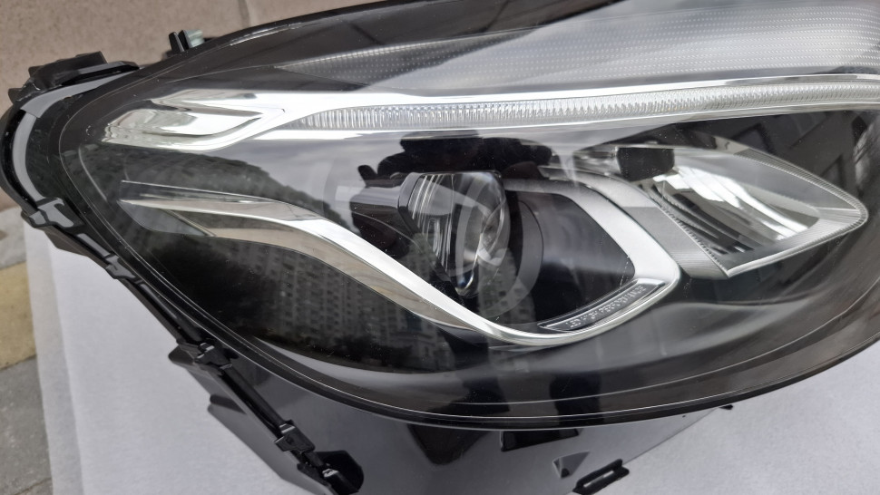 Ліцензія за 1 шт Фара Mercedes GLC Class X253 253 2015 2016 2017 2018 2019 фари Мерседес ГЛС мілкий дефект A2539060901 A2539061001