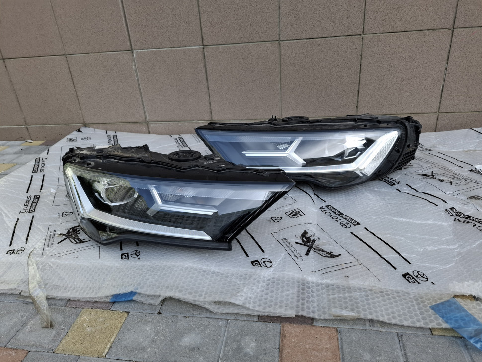 Фары Audi Q7 4M Full led 2020 2021 2022 2023 2024 Фары Ауди Ку7 лед