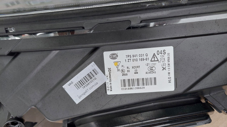 За пару. Фары Porsche Cayenne 958 7P РЕСТАЙЛ КСЕНОН LED Фара Порш Каен