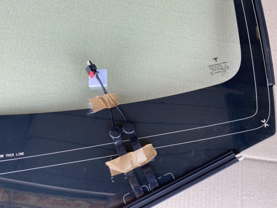 2 пина Лобовое стекло Tesla Model Y 1533237-00-F Новое  стекло Тесла