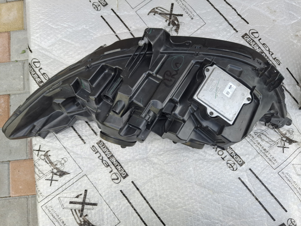 Фара правая Ford Fusion USA с LED ДХО 2017 - 2024 Б/у оригинал в сборе с блоками / лампами Фара Фьюжн Америка