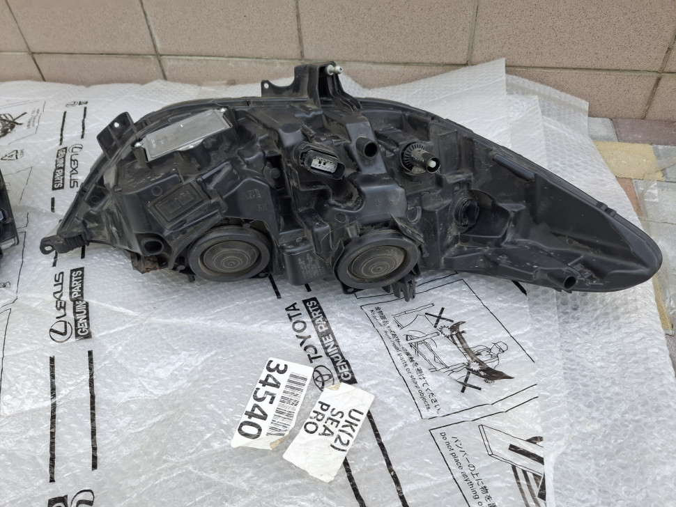 Лицензия б/у Фара левая Ford Fusion Америка с LED ДХО 2017 - 2024 Б/у в сборе с блоками / лампами Фара Фьюжн USA