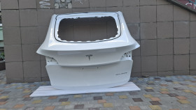 Крышка багажника Tesla model Y 2024 2023 2022 2021 2020 белый перламутр PPSW ляда Тесла модел У Білий перламутр 1493410-EC-A 1493410-E0-A
