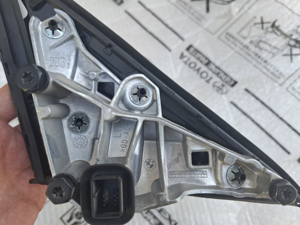 Зеркало BMW 3 g20 g21 g28 6 pin левое в сборе Зеркало Бмв 3 Г20 Оригинал 